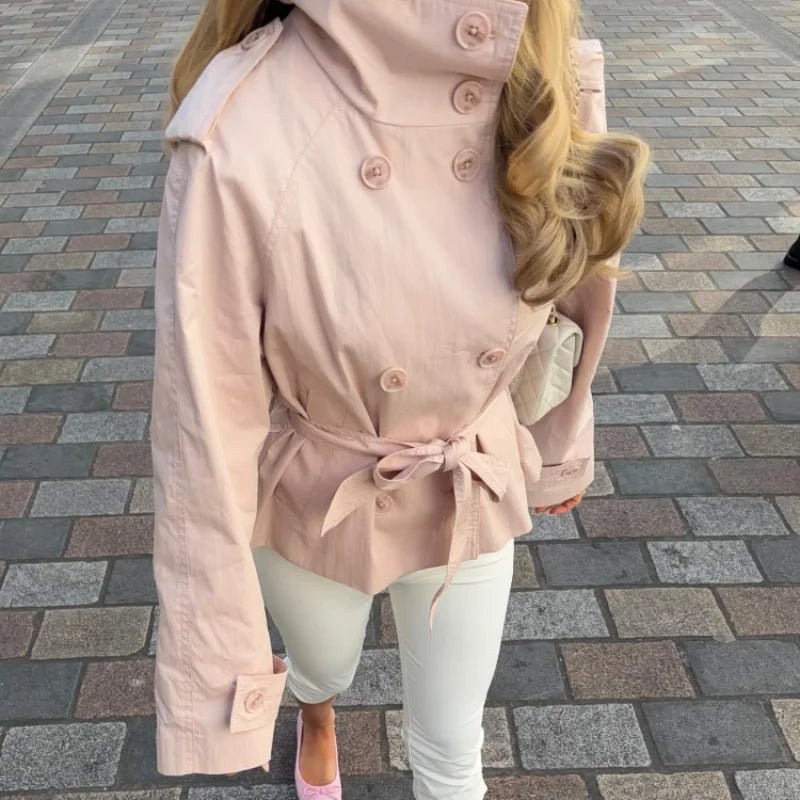 Amy Belted Trench Jacket - Women's Everyday Outerwear