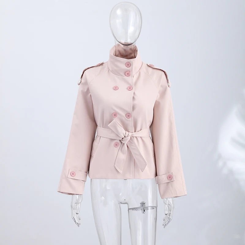 Amy Belted Trench Jacket - Women's Everyday Outerwear - Image 5