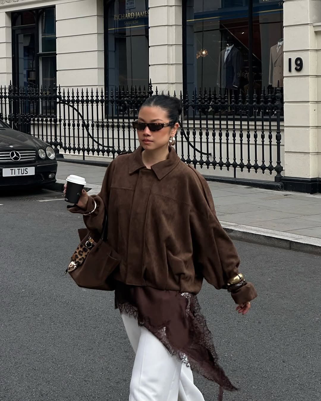 Constance Faux Suede Bomber Jacket - Women's Everyday Outerwear - Image 2