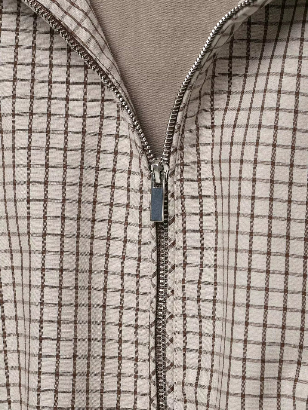 Daniela Plaid Hooded Cropped Jacket - Women's Everyday Outerwear - Image 6