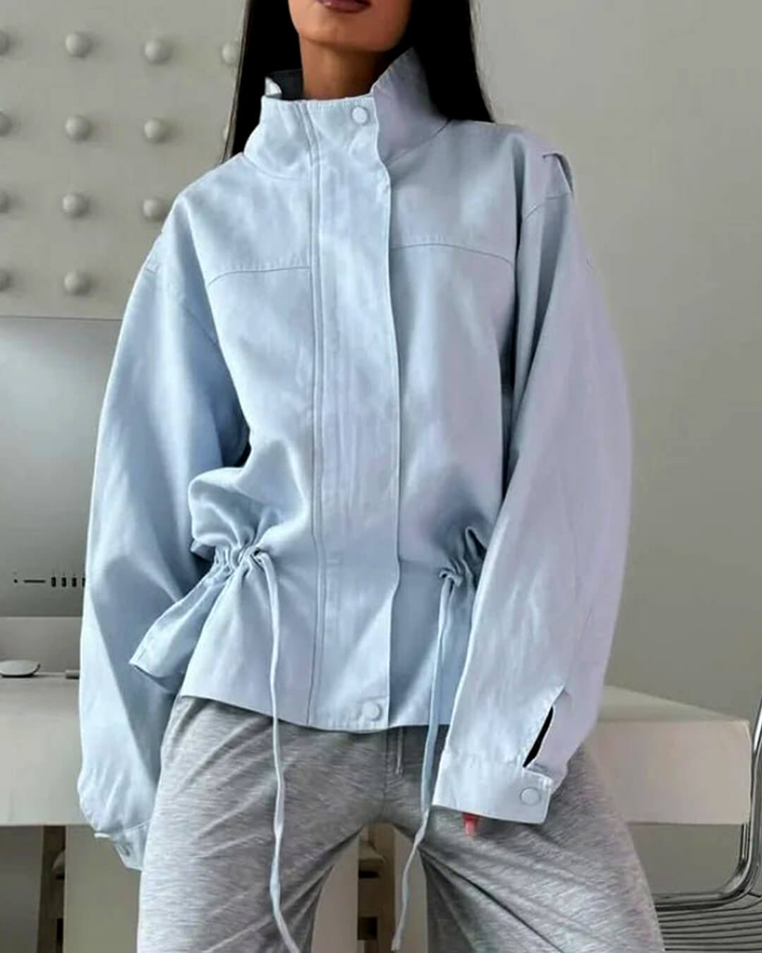 Esther Stand Collar Jacket - Women's Everyday Outerwear