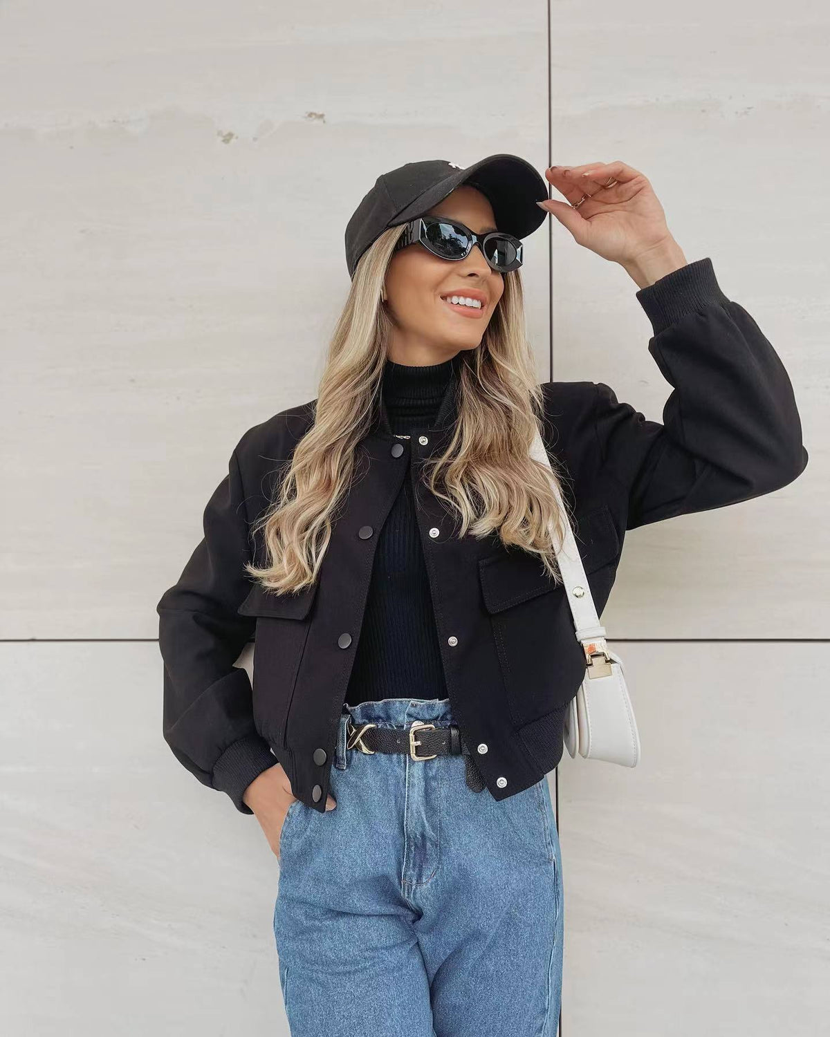 Fabienne Bomber Jacket - Women's Everyday Outerwear - Image 13