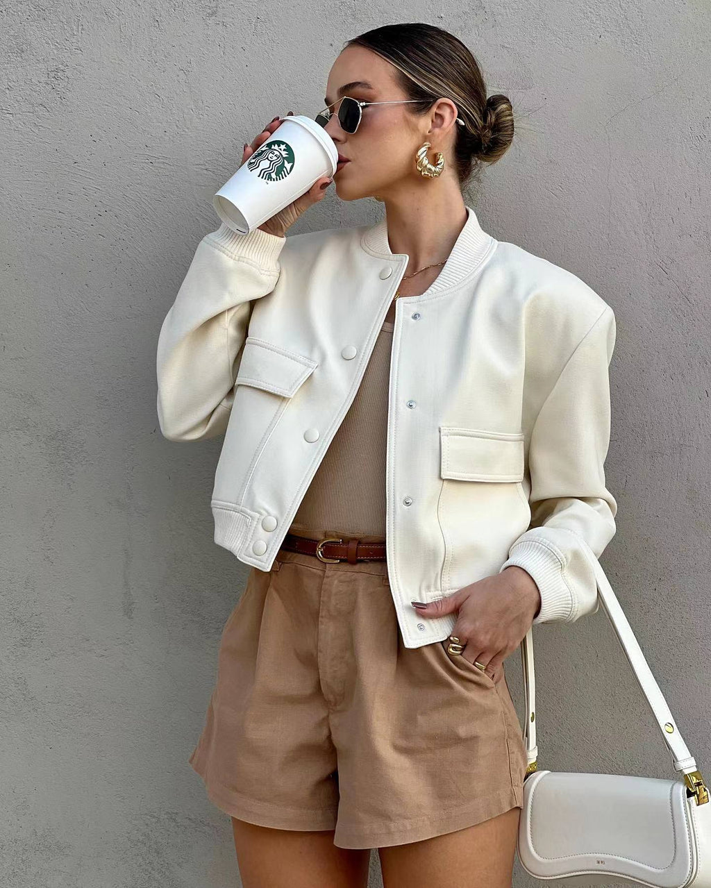 Fabienne Bomber Jacket - Women's Everyday Outerwear - Image 4