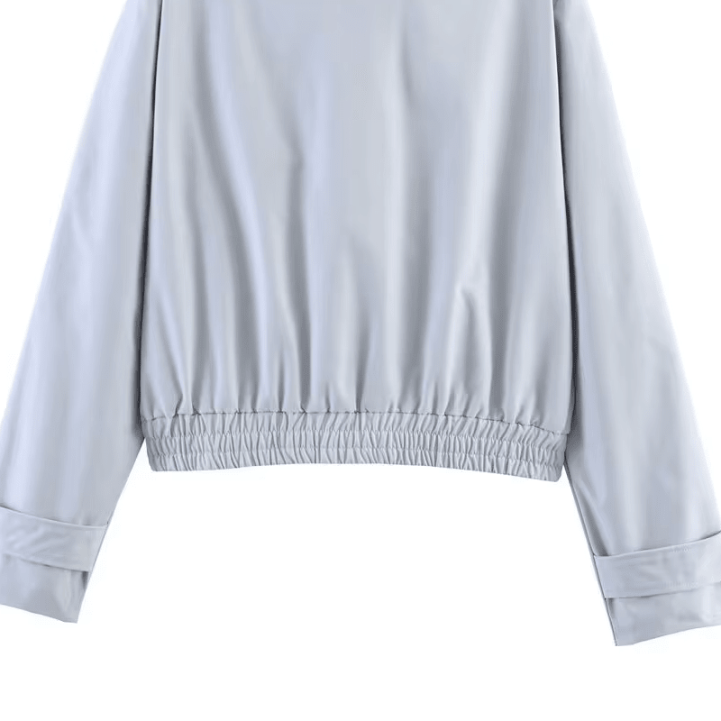 Jenny High Neck Zip Jacket - Women's Everyday Outerwear - Image 10