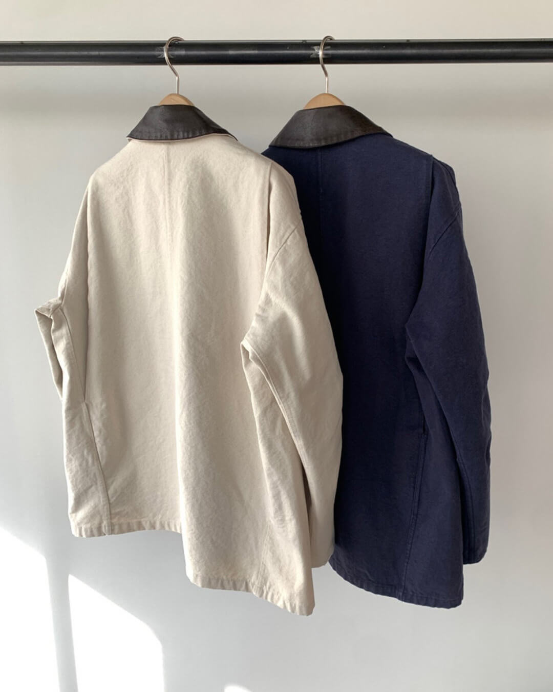 Lena Contrast Collar Utility Jacket - Women's Everyday Outerwear - Image 2