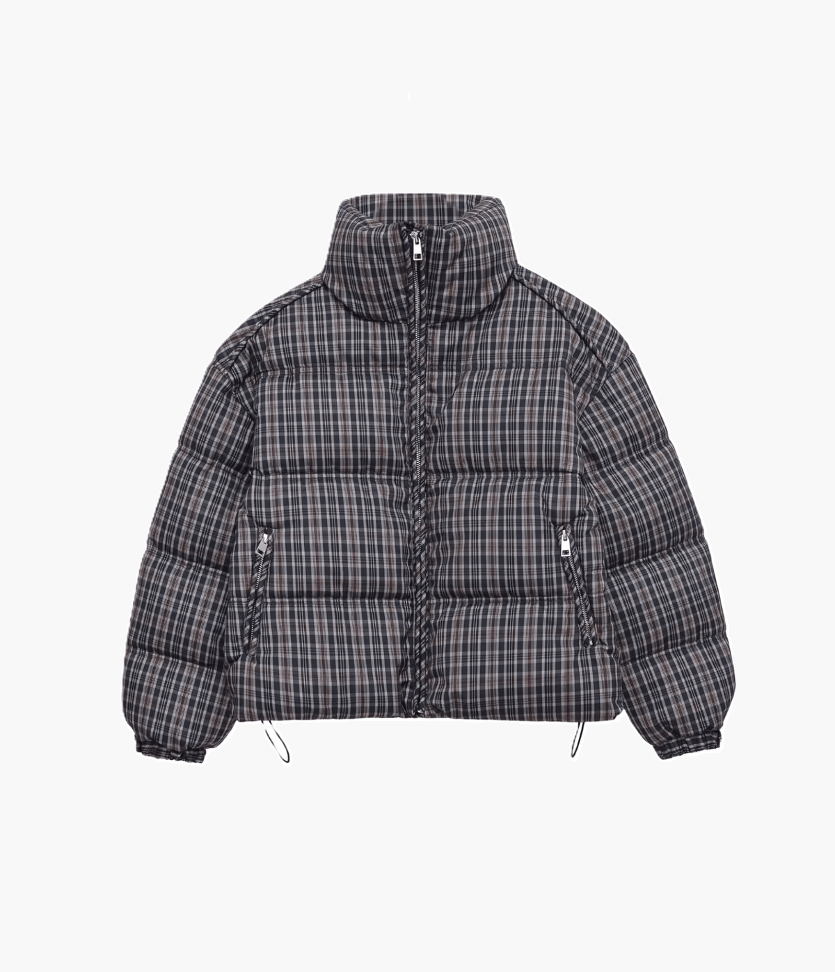 Monica Plaid Puffer Jacket - Women's Everyday Outerwear