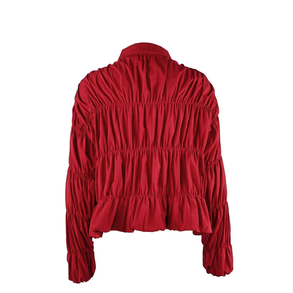 Sarah Ruched Zip Jacket - Women's Everyday Outerwear - Image 6