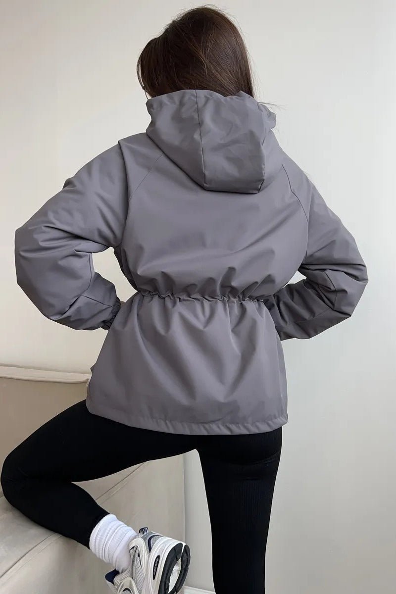 Adelia Waterproof Hooded Jacket - Women's Fall and Winter Outerwear - Image 10