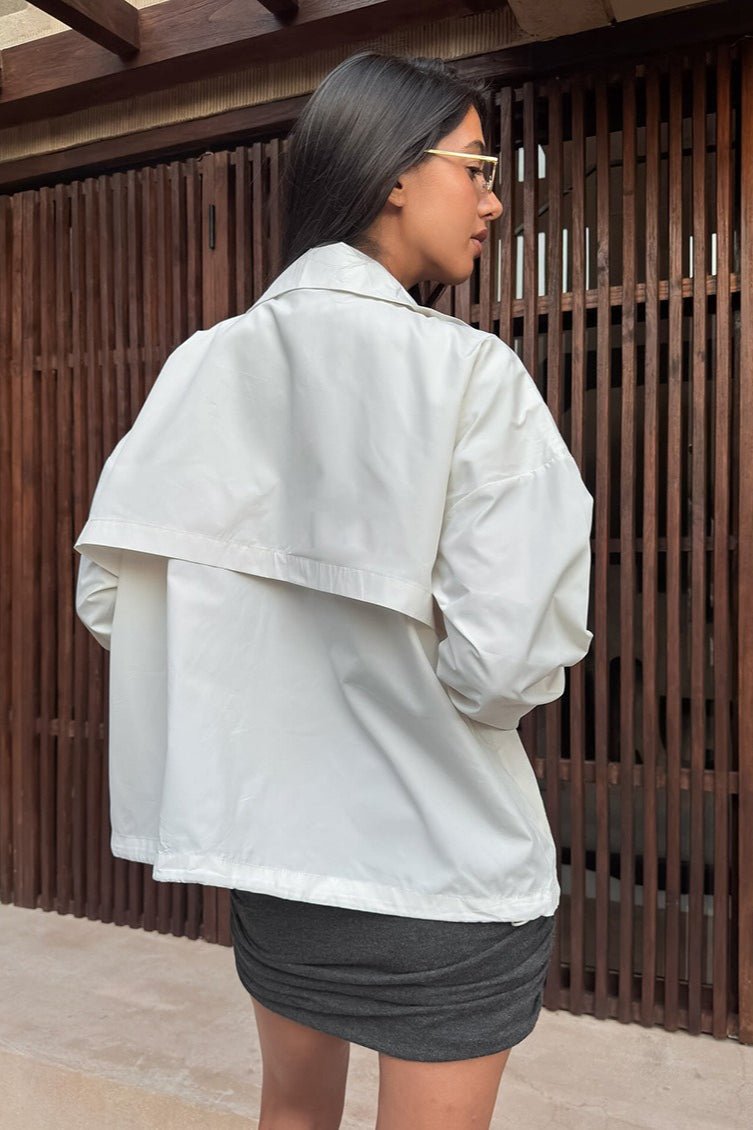 Agnes Zip Up Windbreaker - Women's Fall and Winter Outerwear - Image 3
