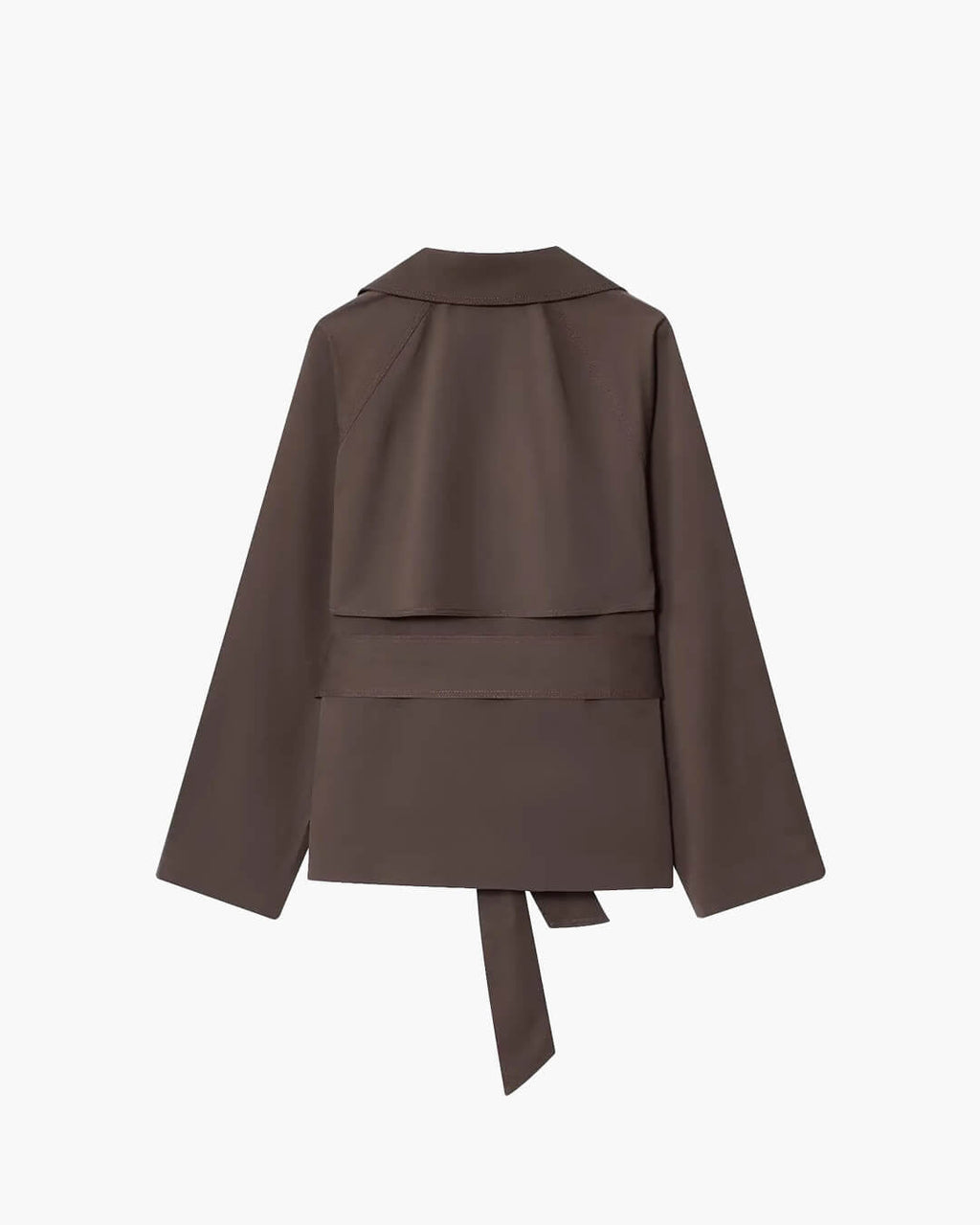 Alianna Belted Short Trench Coat - Women's Fall and Winter Outerwear - Image 6