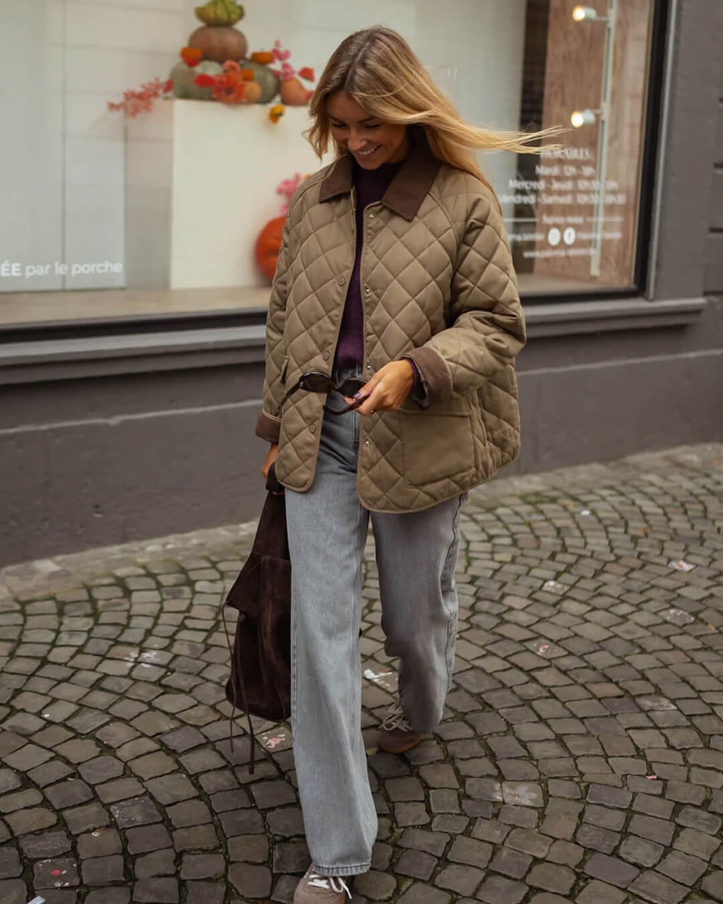 Alice Quilted Retro Jacket - Women's Fall and Winter Outerwear - Image 7
