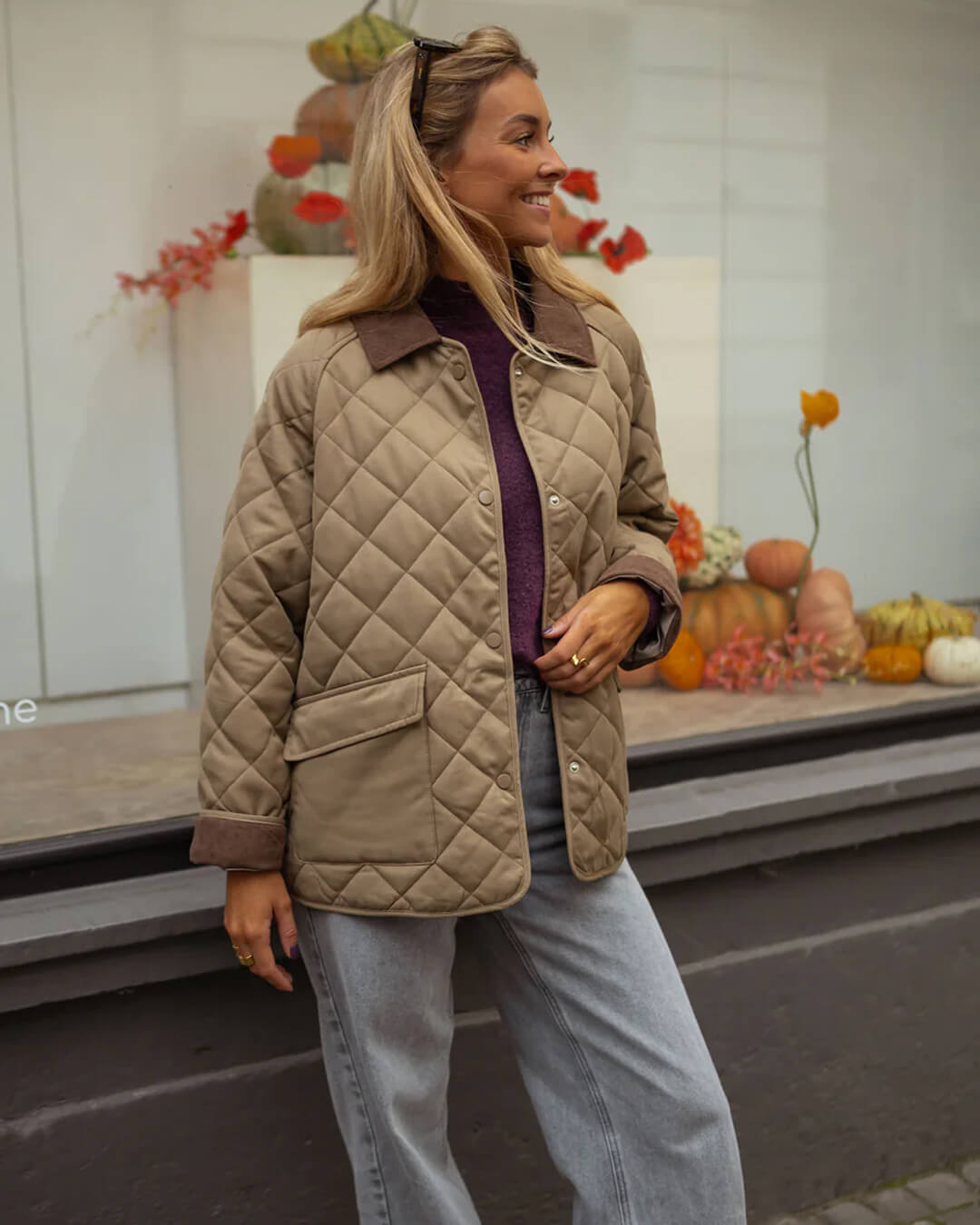 Alice Quilted Retro Jacket - Women's Fall and Winter Outerwear