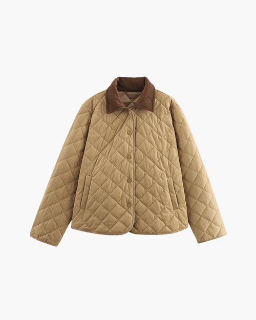 Alice Quilted Retro Jacket - Women's Fall and Winter Outerwear - Image 2
