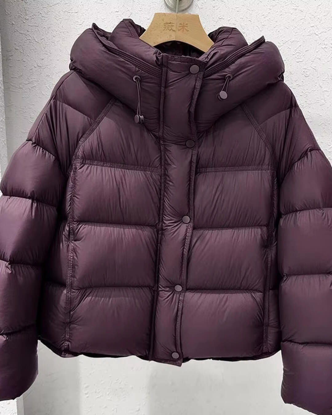 Alina Women's Hooded Puffer Jacket - Short Cotton Padded Winter Coat - Image 3