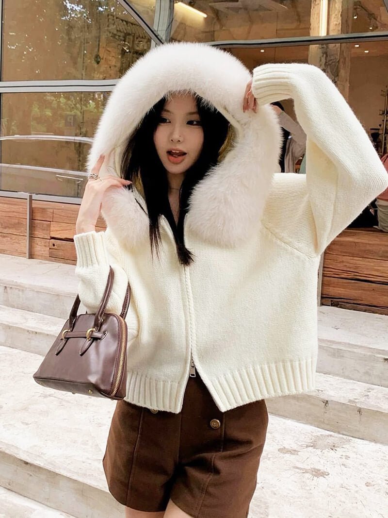 Alison faux fur Jacket - Women's Fall and Winter Outerwear - Image 12