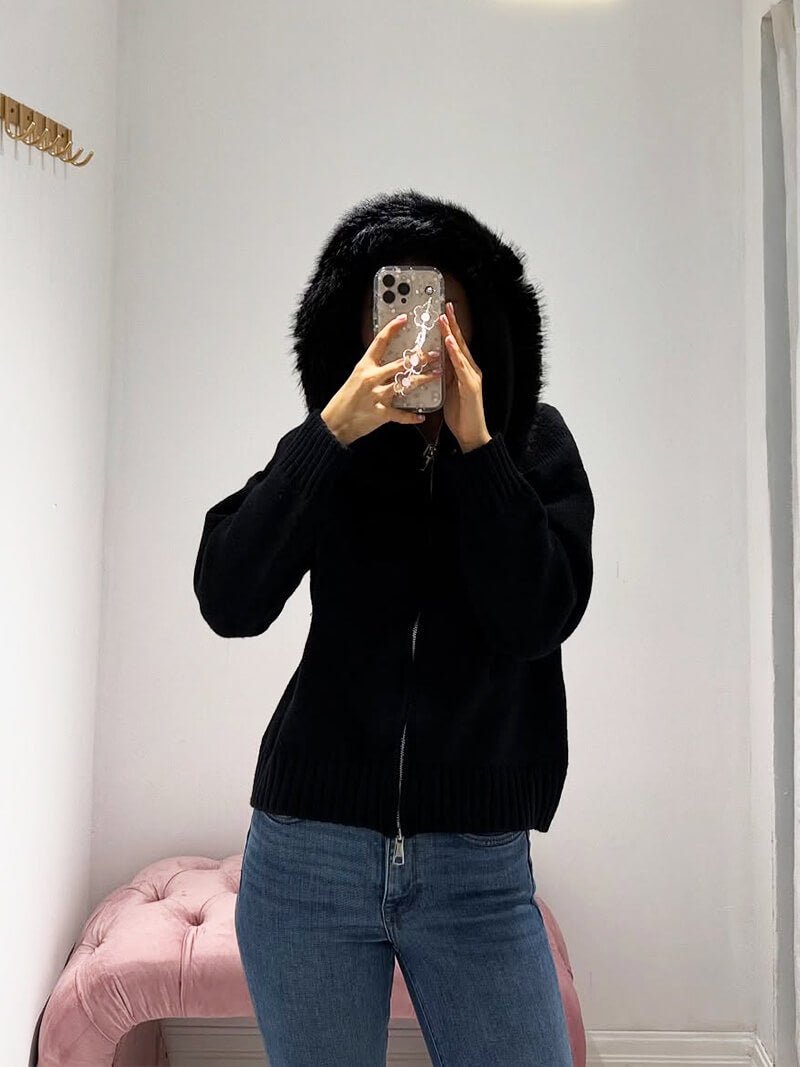 Alison faux fur Jacket - Women's Fall and Winter Outerwear - Image 10