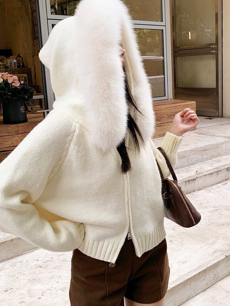 Alison faux fur Jacket - Women's Fall and Winter Outerwear - Image 7