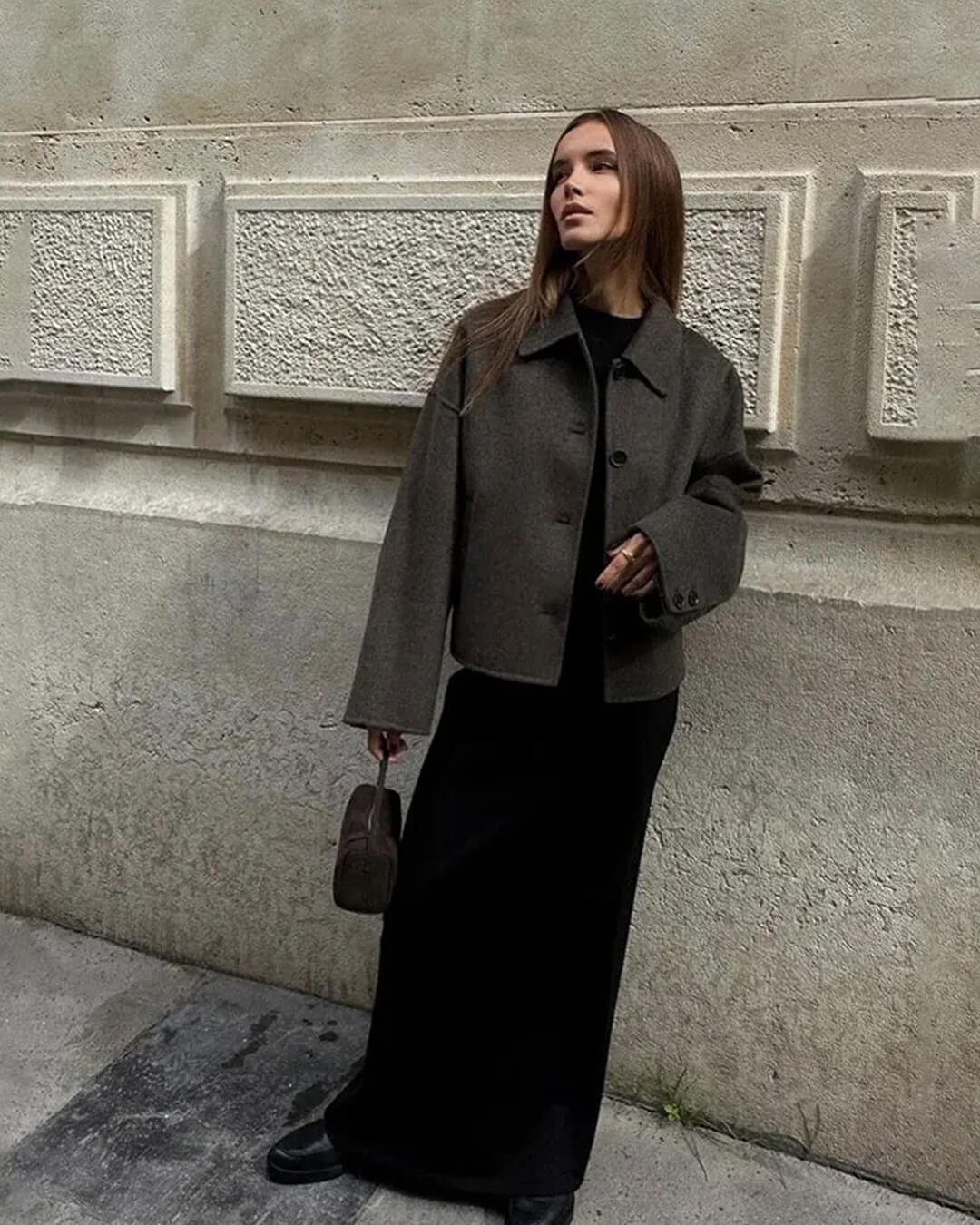 Angelina Buttoned Short Jacket - Women's Fall and Winter Outerwear - Image 4