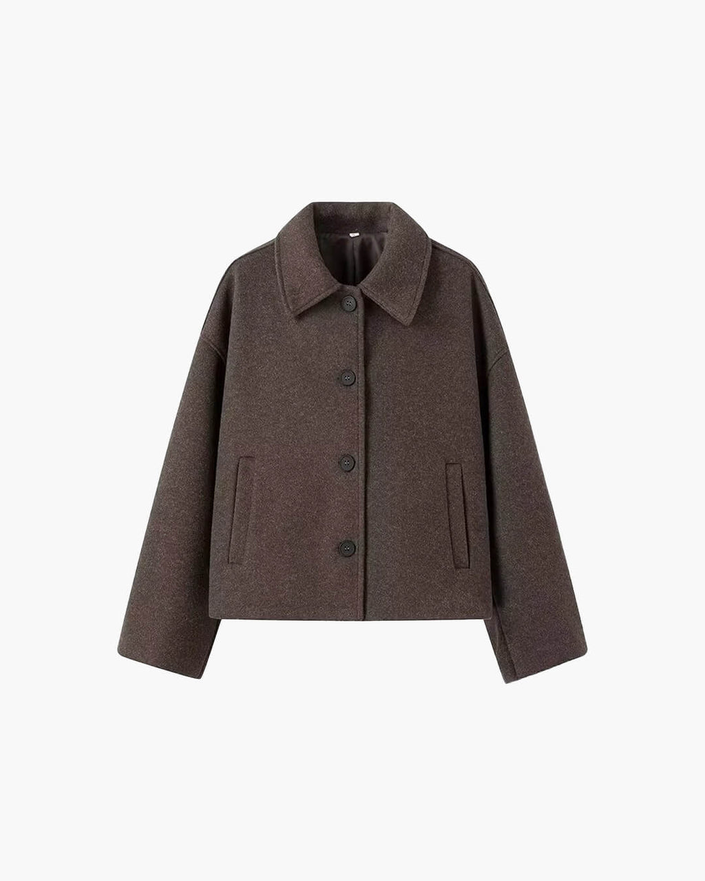 Angelina Buttoned Short Jacket - Women's Fall and Winter Outerwear