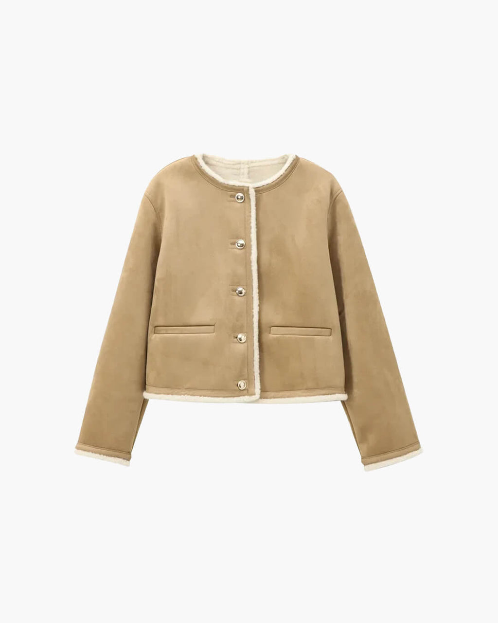 Aralyn Faux Fur Suede Coat - Women's Fall and Winter Outerwear