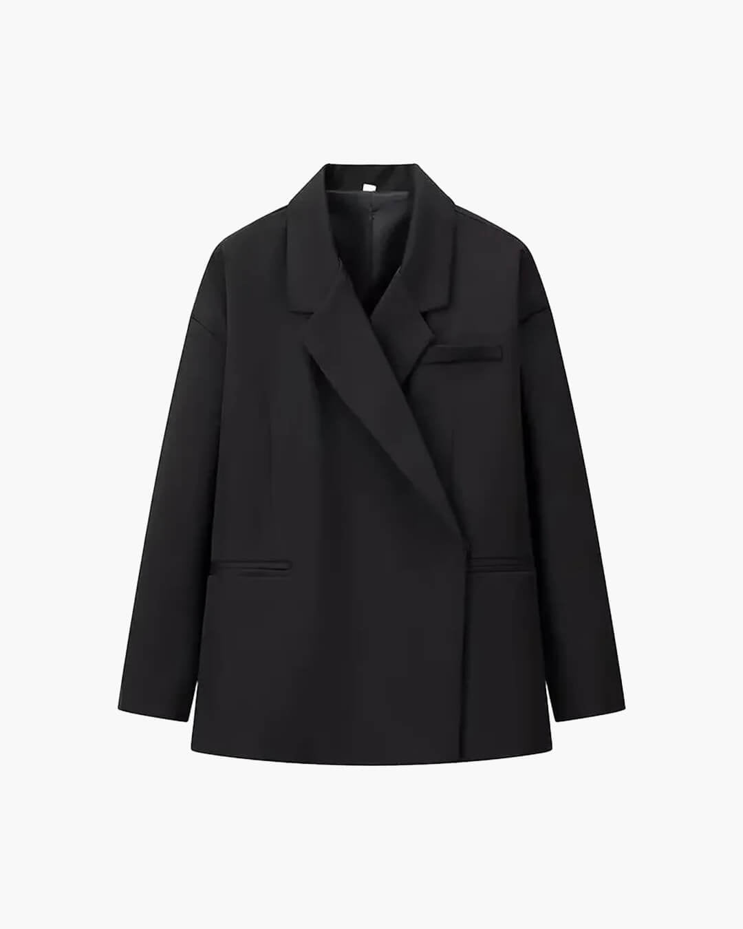 Brittany One-Button Lapel Blazer - Women's Fall and Winter Outerwear - Image 7