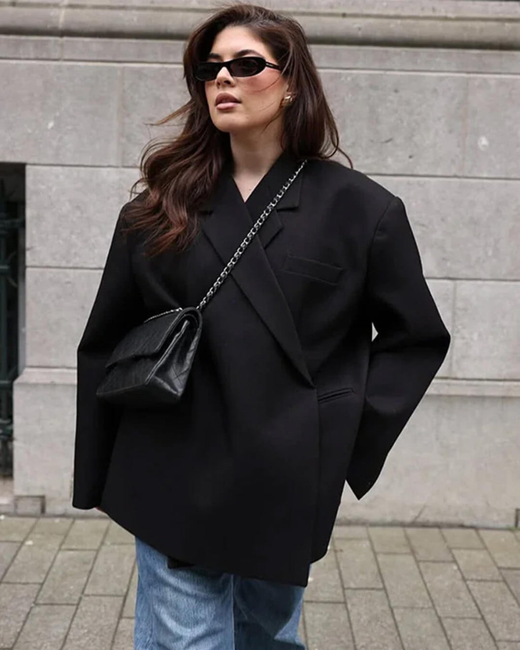 Brittany One-Button Lapel Blazer - Women's Fall and Winter Outerwear