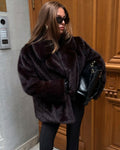 Carissa Faux Fur Coat - Women's Fall and Winter Outerwear - Image 4