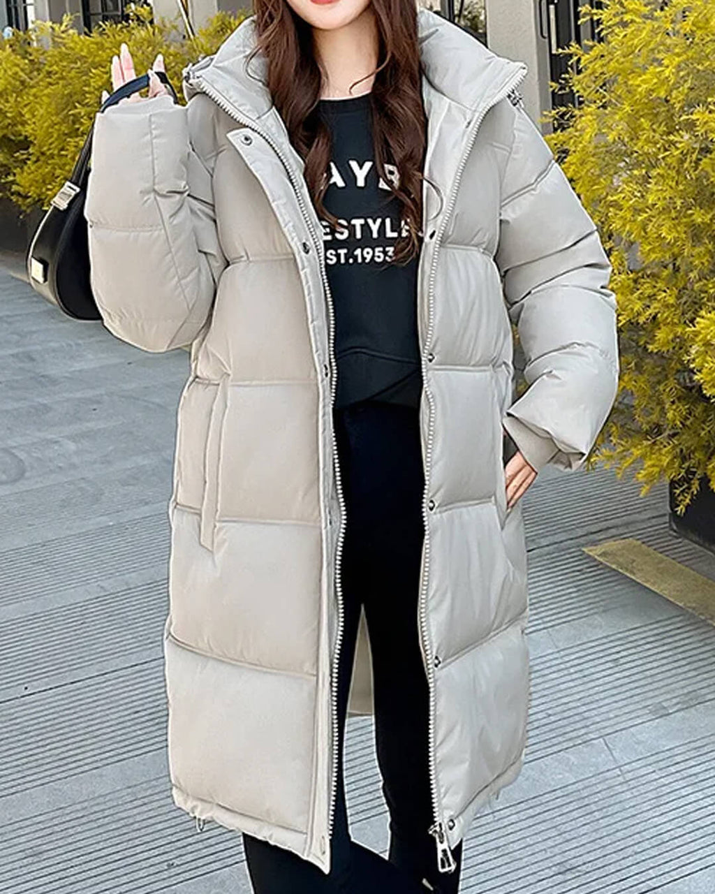 Carlyn Hooded Parka Jacket - Women's Fall and Winter Outerwear - Image 8