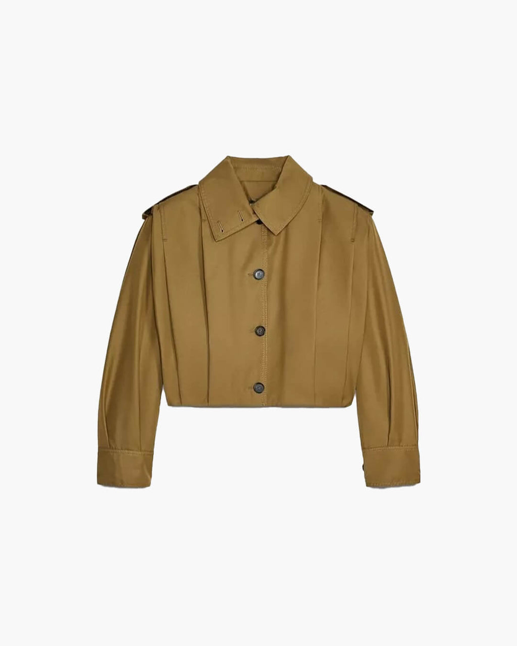 Celia High Collar Short Jacket - Women's Fall and Winter Outerwear - Image 3