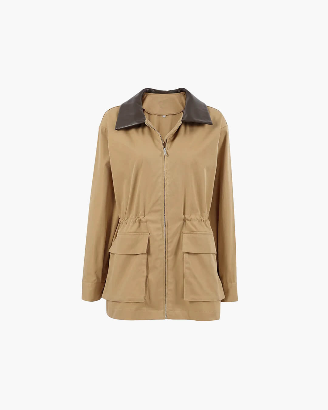 Christina Pocket Short Trench Coat - Women's Fall and Winter Outerwear