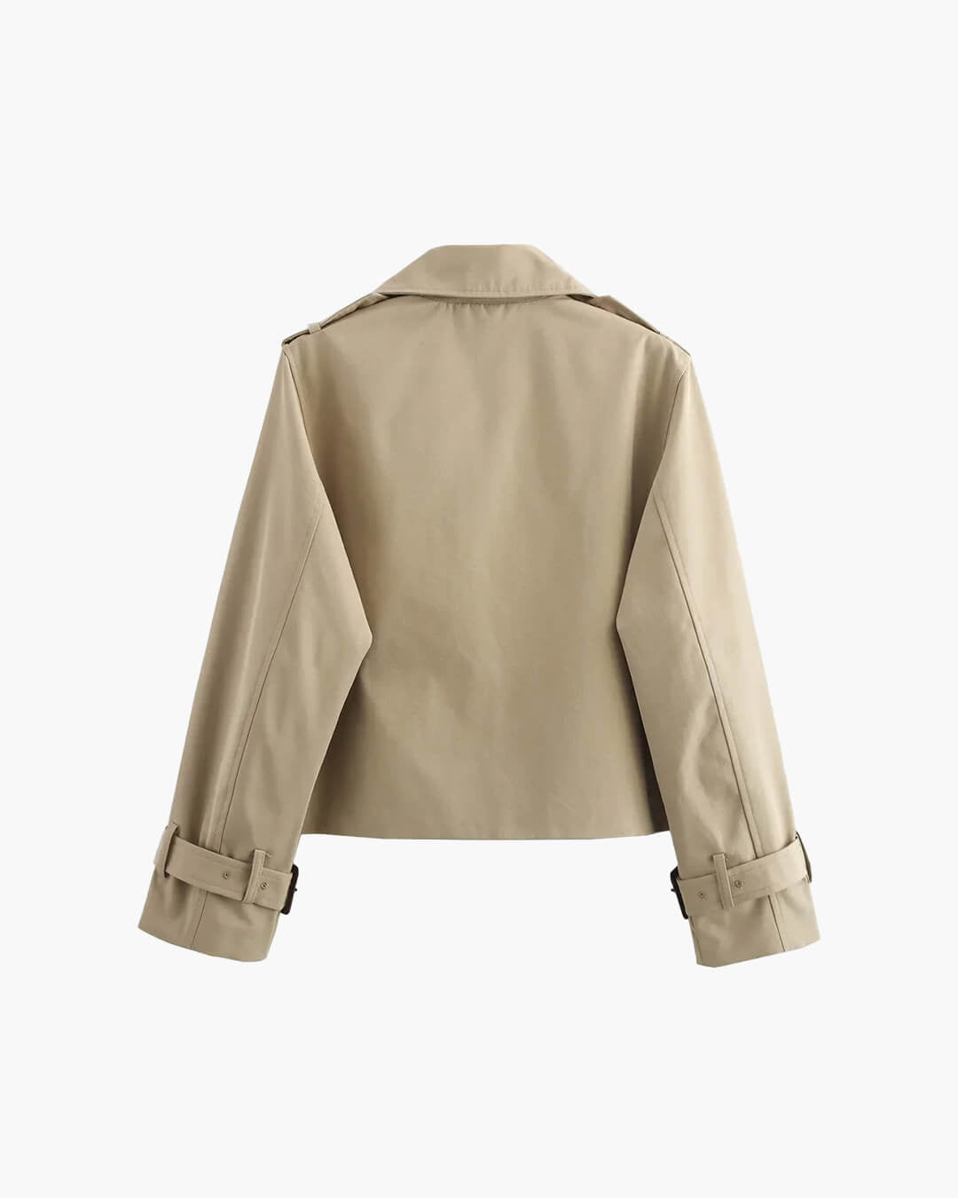 Clarisse Women's Short Trench Coat - Cropped Trench Jacket - Image 7