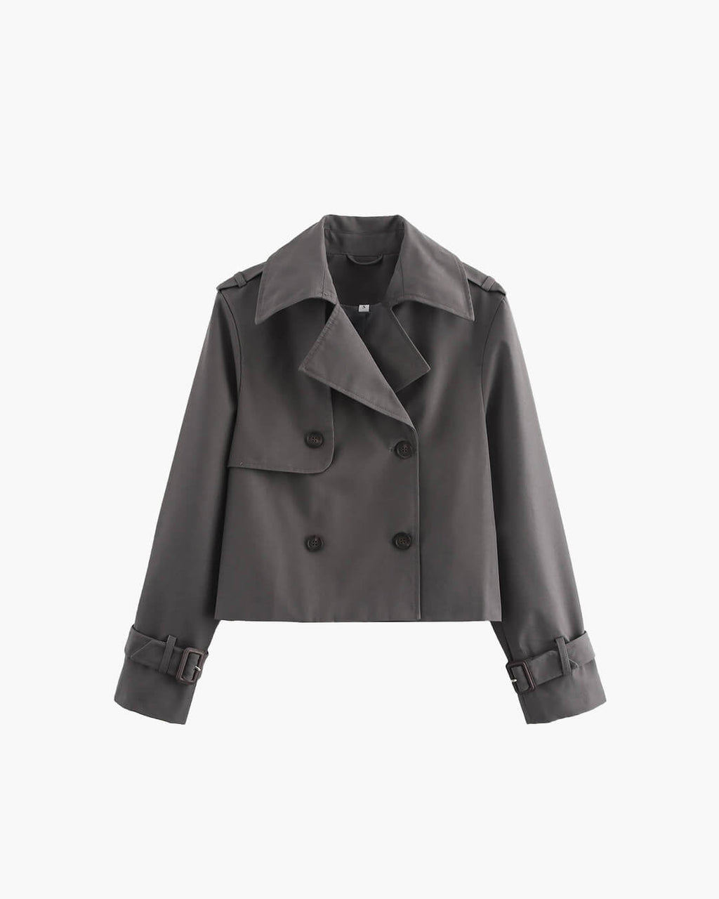 Clarisse Women's Short Trench Coat - Cropped Trench Jacket - Image 14