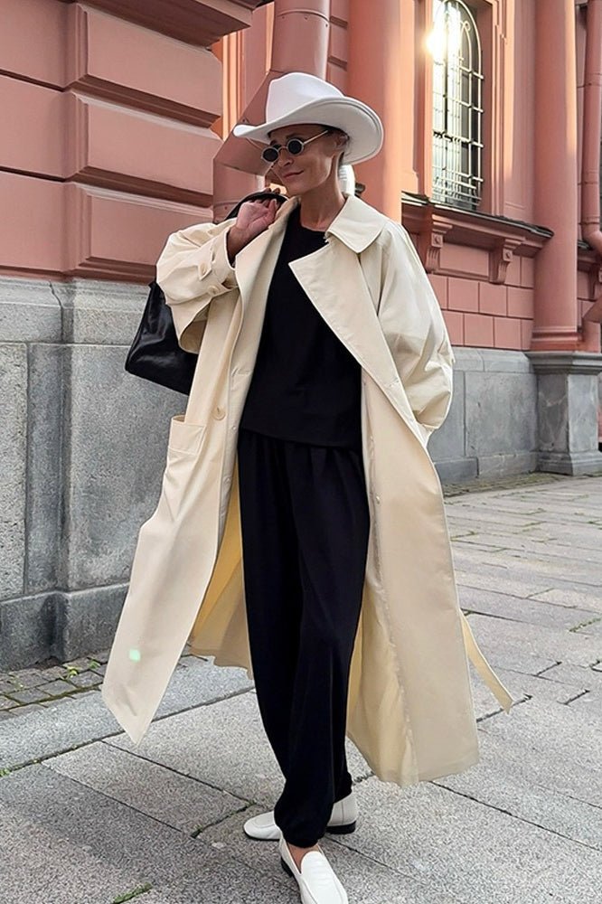 Danielle Belted Trench Coat - Women's Fall and Winter Outerwear - Image 5