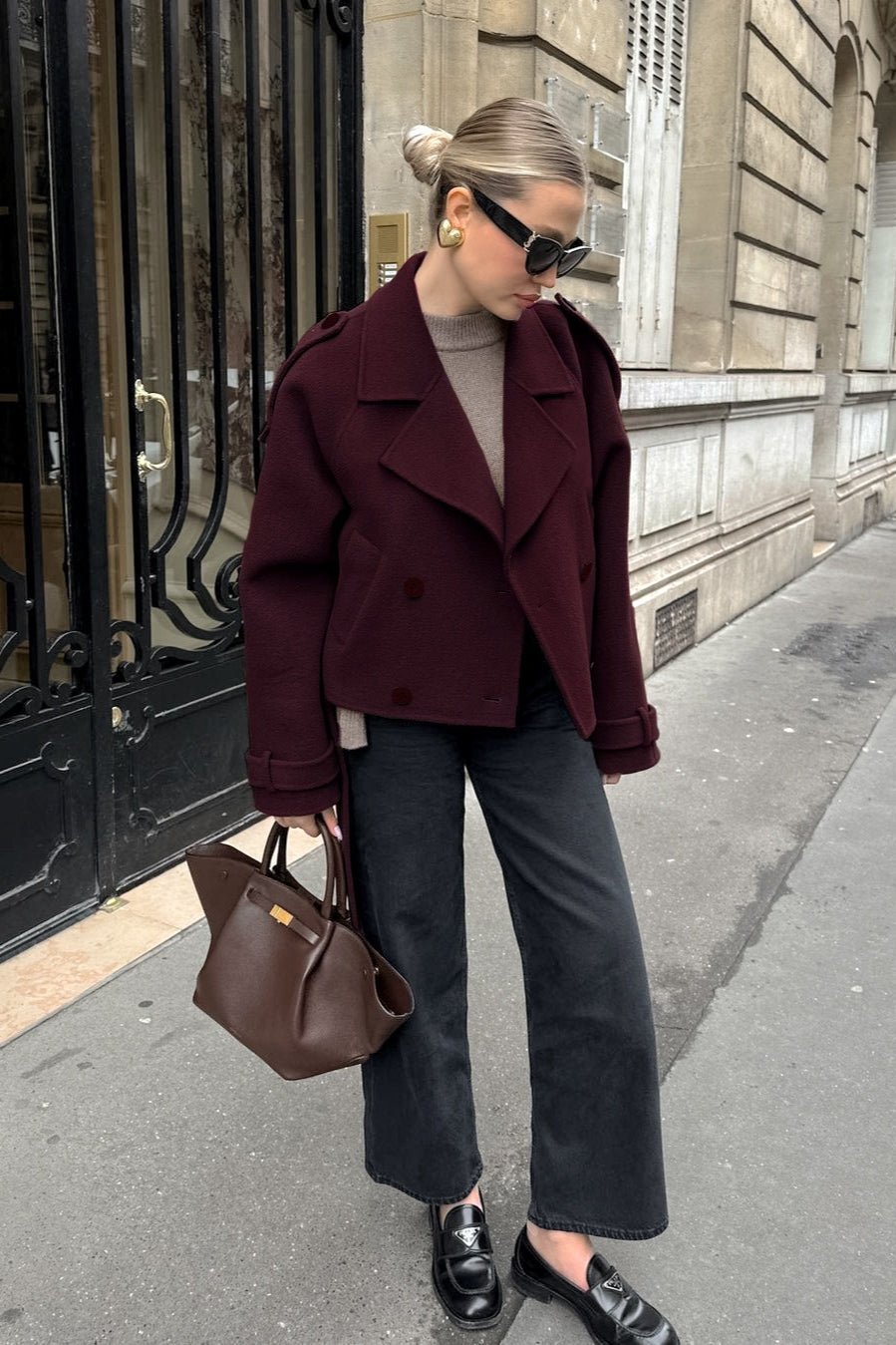 Daphne Short Autumn Winter Coat - Women's Fall and Winter Outerwear - Image 6