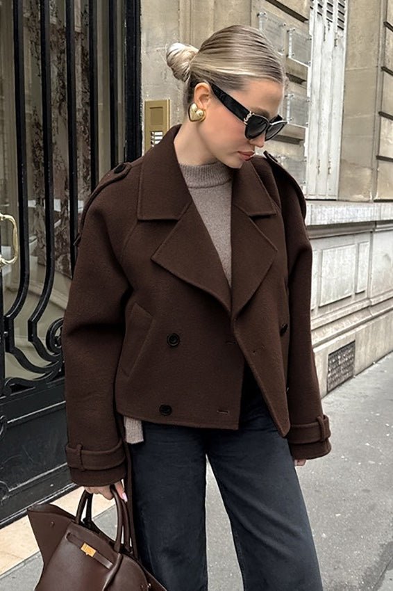 Daphne Short Autumn Winter Coat - Women's Fall and Winter Outerwear
