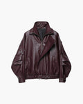 Denise Belted Leather Jacket - Women's Fall and Winter Outerwear