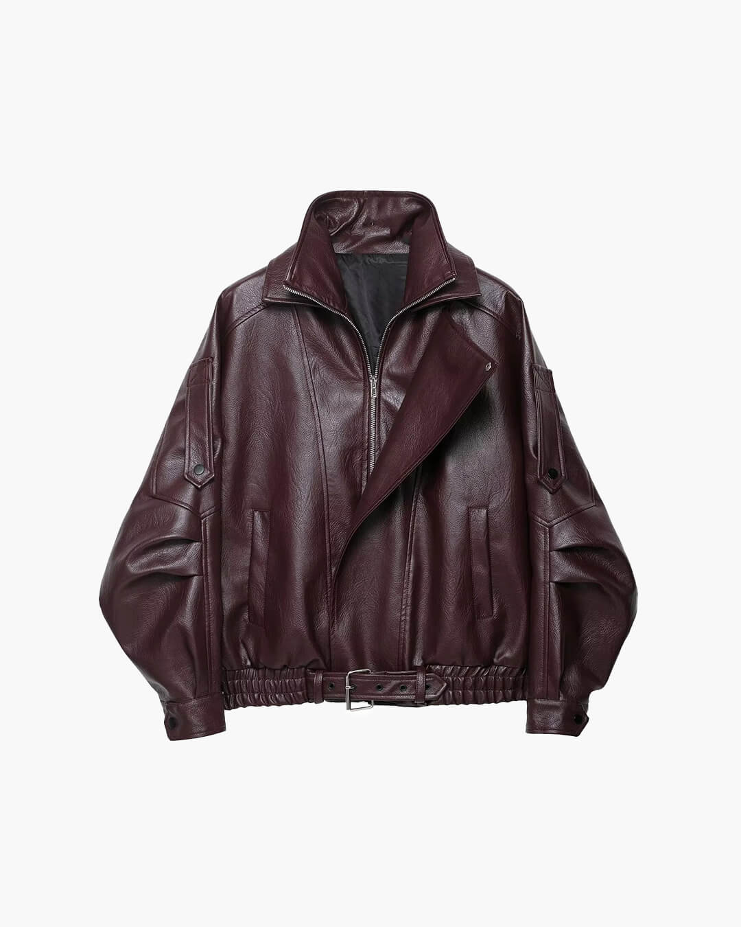 Denise Belted Leather Jacket - Women's Fall and Winter Outerwear