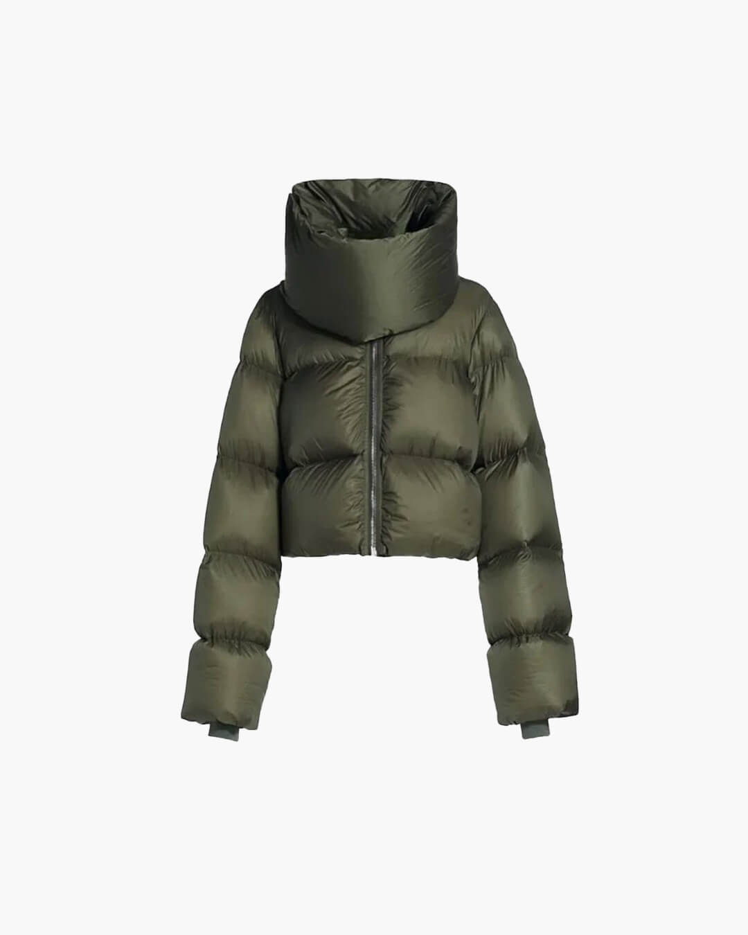 Donna Funnel Neck Puffer Jacket - Women's Fall and Winter Outerwear - Image 10