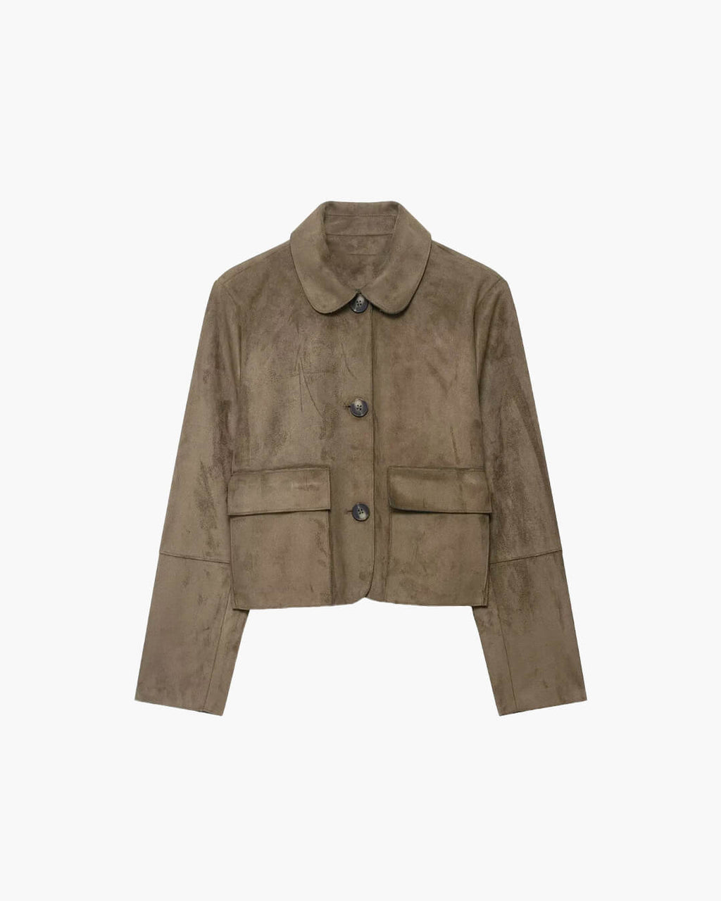 Elara Suede Jacket - Women's Fall and Winter Outerwear - Image 18