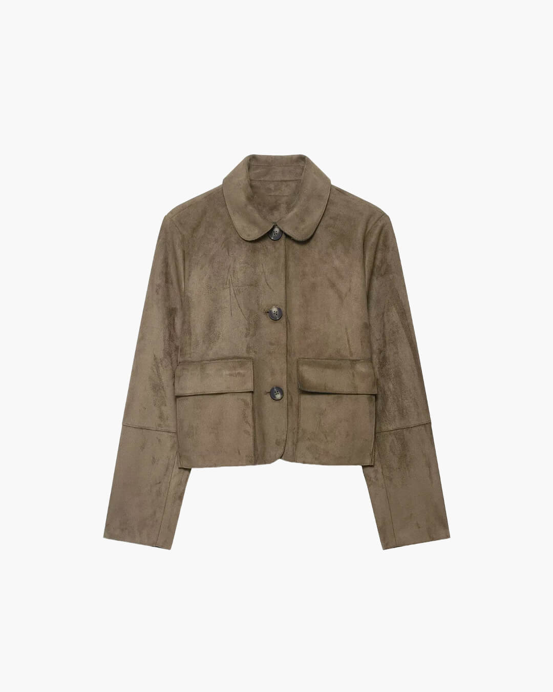 Elara Suede Jacket - Women's Fall and Winter Outerwear - Image 18