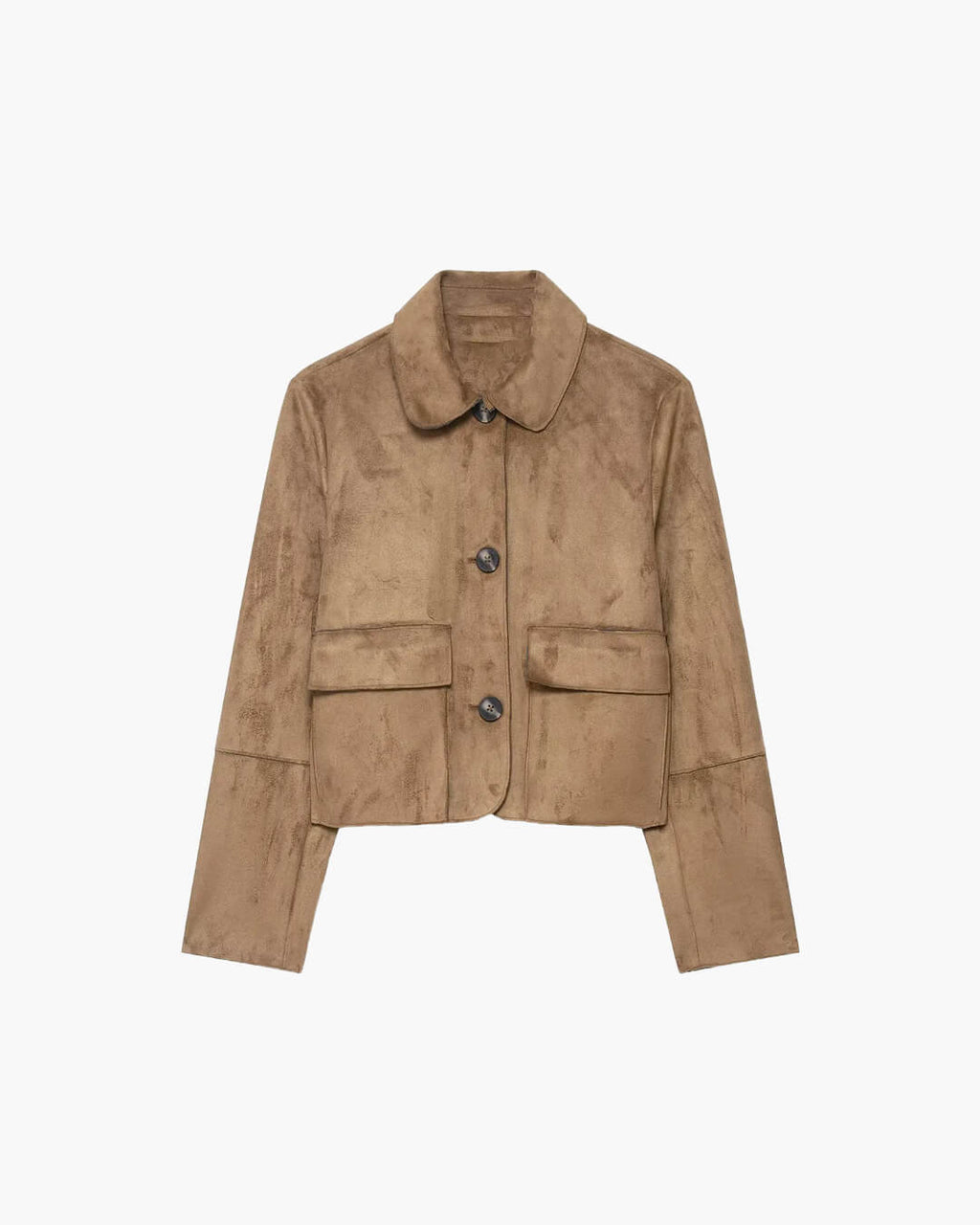 Elara Suede Jacket - Women's Fall and Winter Outerwear - Image 16