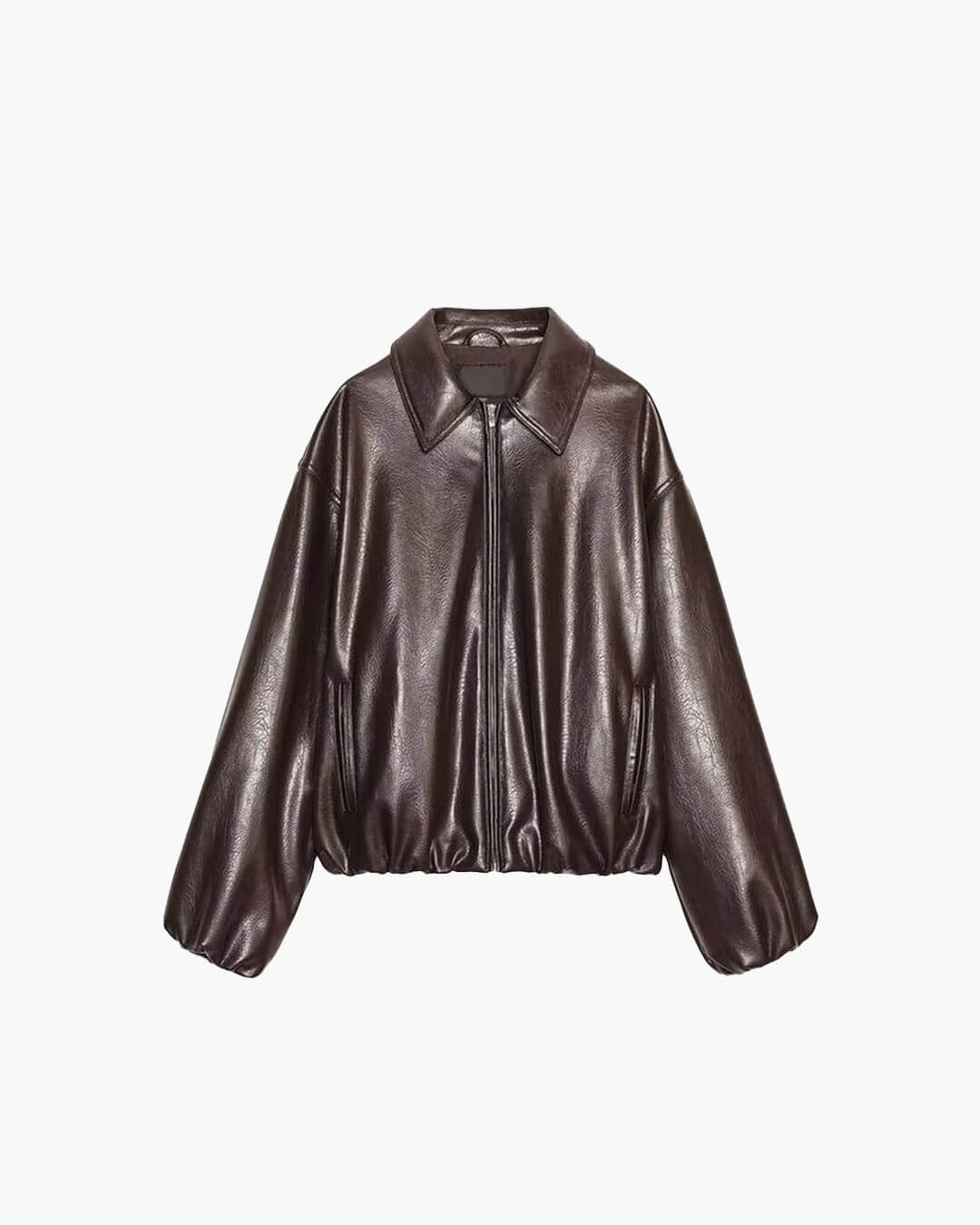 Adrila Faux Leather Jacket - Women's Fall and Winter Outerwear