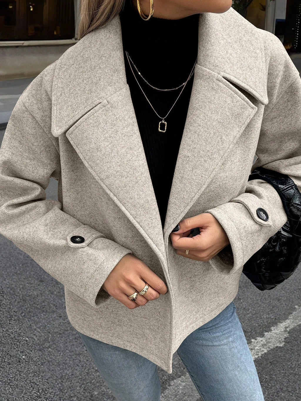 Elise Women's Lightweight Coat - Casual Fall Jacket for Easy Layering - Image 4