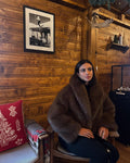 Elsa Short Faux Fur Coat - Women's Fall and Winter Outerwear - Image 7