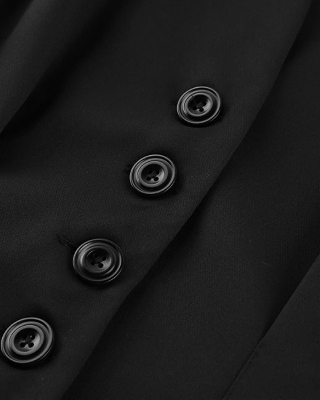 Empress Ruched-Waist V-Neck Blazer - Women's Fall and Winter Outerwear - Image 5