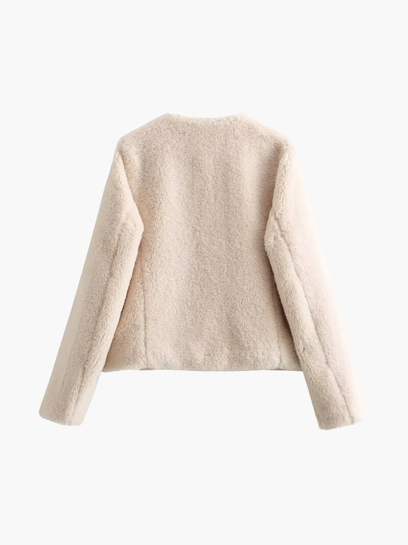 Felyn Sheep Jacket - Women's Fall and Winter Outerwear - Image 2