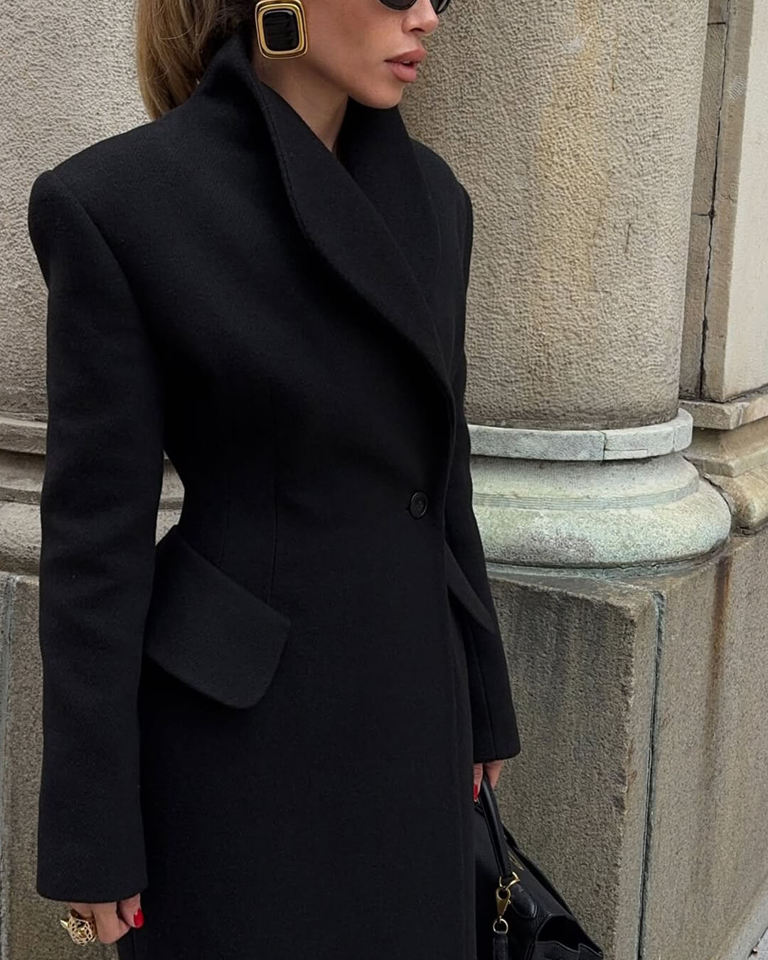 Genevieve Tailored Maxi Coat - Women's Fall and Winter Outerwear - Image 6