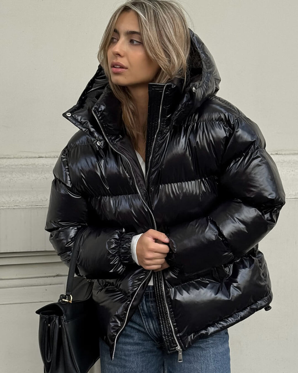 Geraldine Hooded Puffer Jacket - Women's Fall and Winter Outerwear