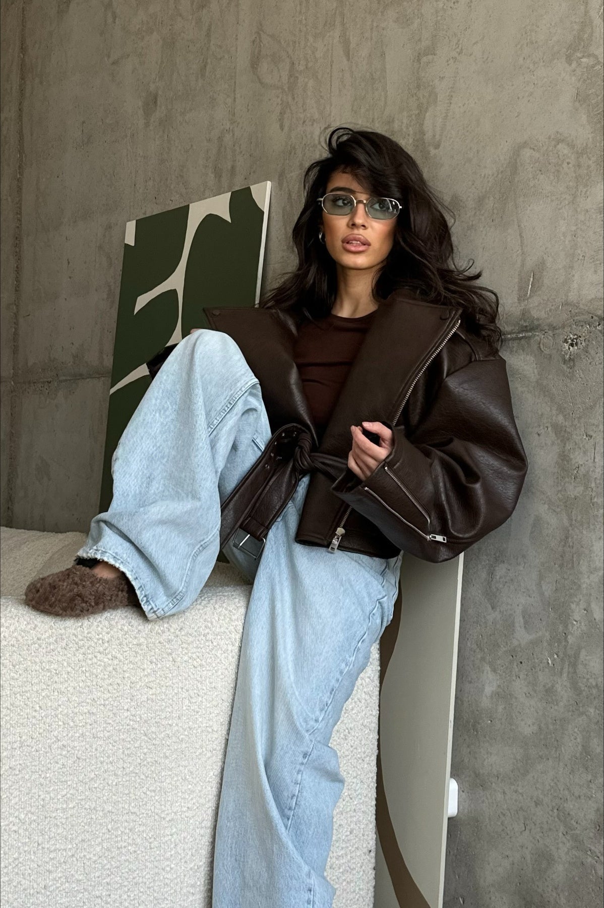 Gertrude Vegan Leather Jacket - Women's Fall and Winter Outerwear - Image 4