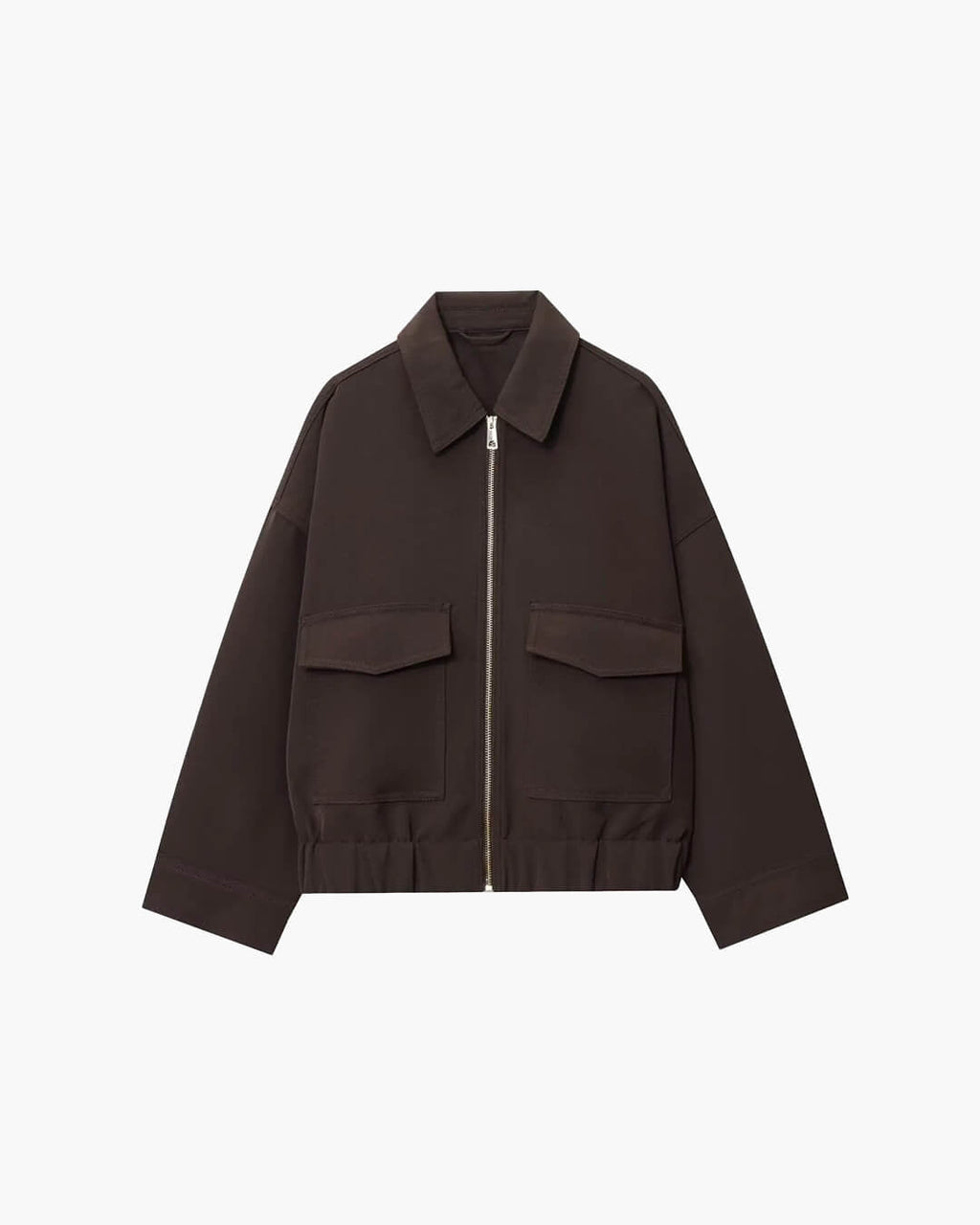 Ginny Flap Pocket Bomber Jacket - Women's Fall and Winter Outerwear